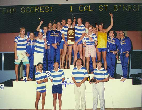 1986: Men&#039;s swimming and diving team