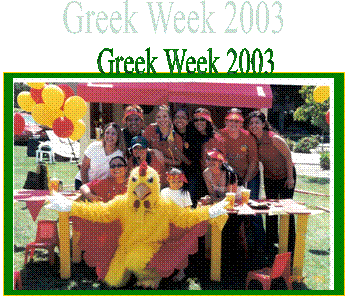 Greek Week 2003