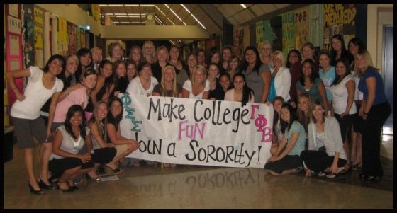 Panhellenic Sororities Members Picture