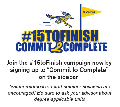 Join the #15toFinish campaign now by signing up to "Commit to Complete