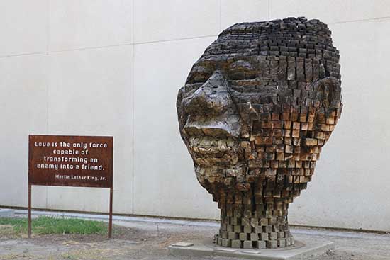 Sculpture on CSUB campus