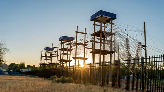 Student Recreation Center in the process of being built