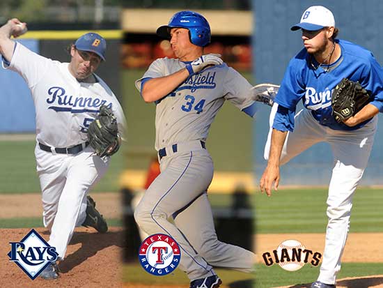 2010: Baseball's Zach Arneson, Jason Kudlock, and Mickey Jannis