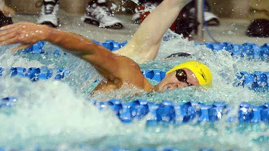 2014: Mitchell Huxhold, men's swimmer