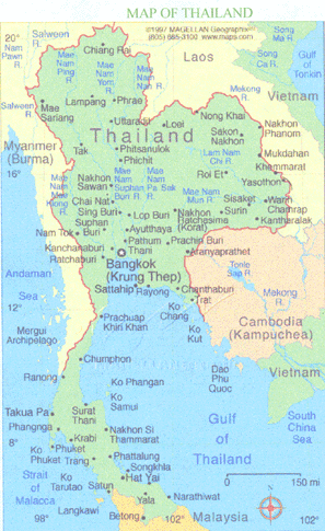 Thailand Map