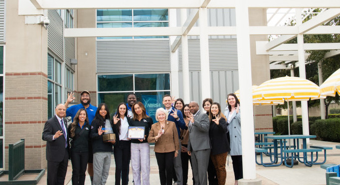 Campus Beautification Winner September 2022 group photo