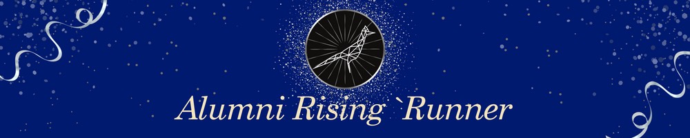 Image of Alumni Rising `Runner Banner