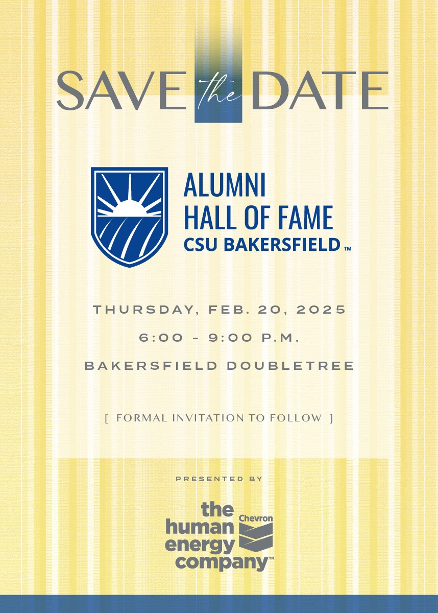 CSUB Alumni Hall of Fame California State University, Bakersfield