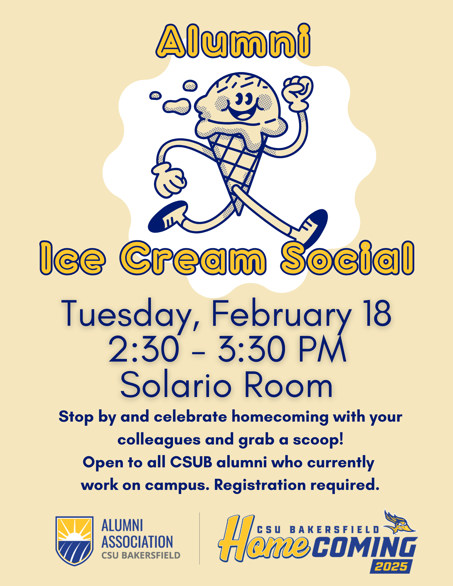 Campus Alumni Ice Cream Social 2025 Invitation