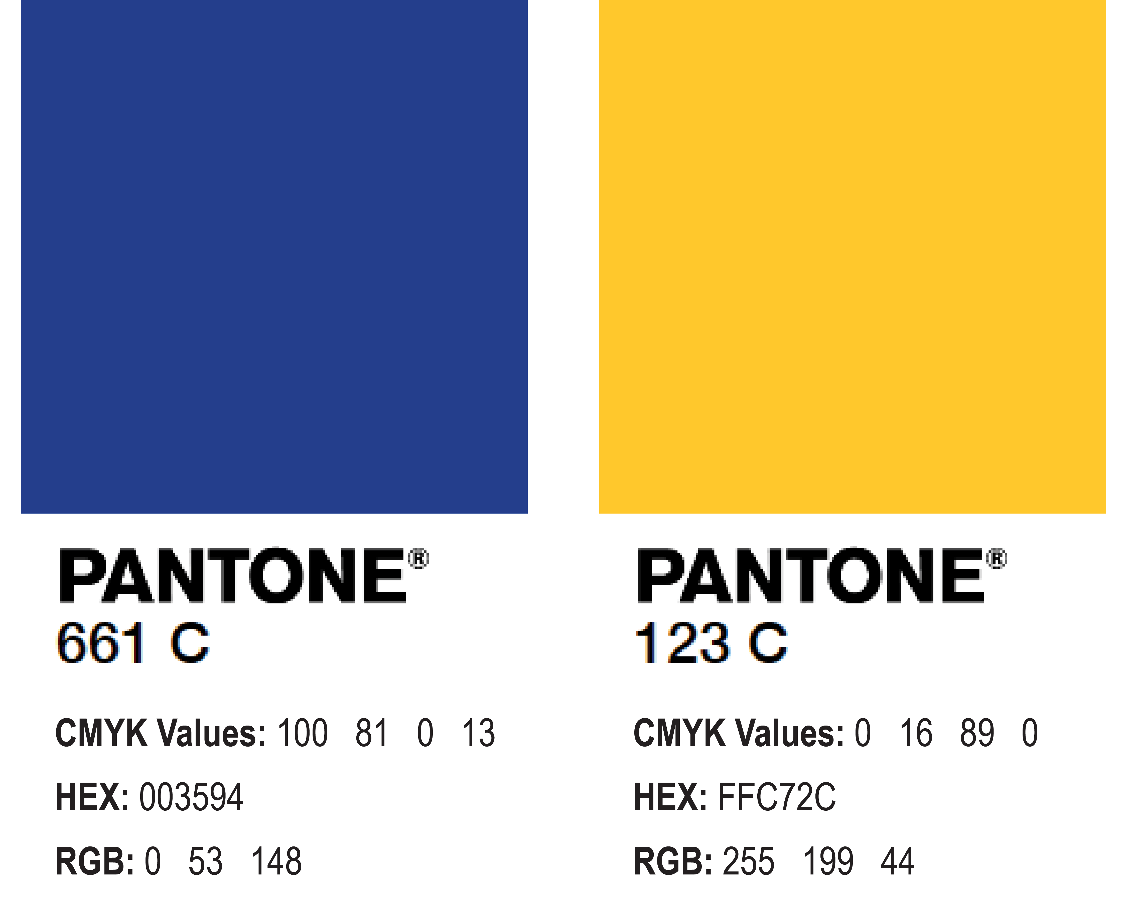 Pantone Colors of CSUB