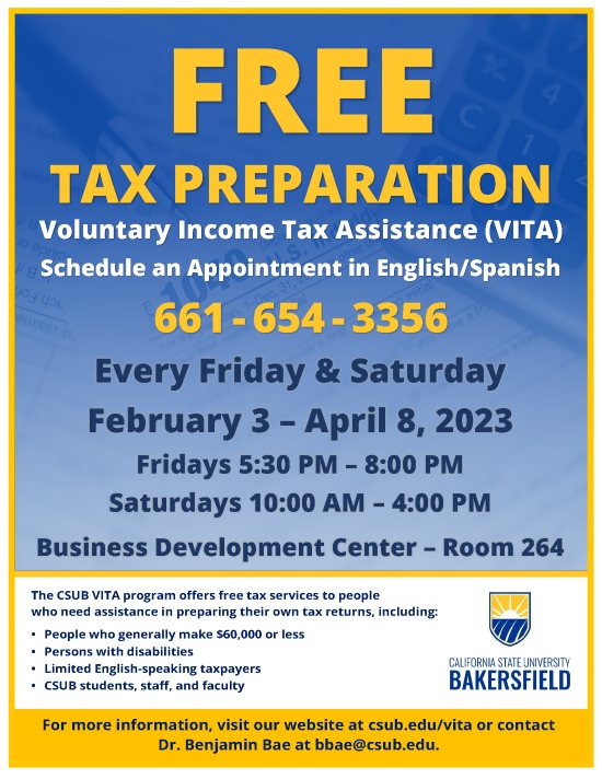 Volunteer Tax Assistance Program (VITA) California State