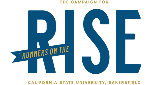 Wordmark for `Runners on the Rise campaign