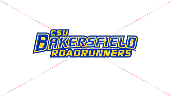 Example of using the roadrunners CSUB logo