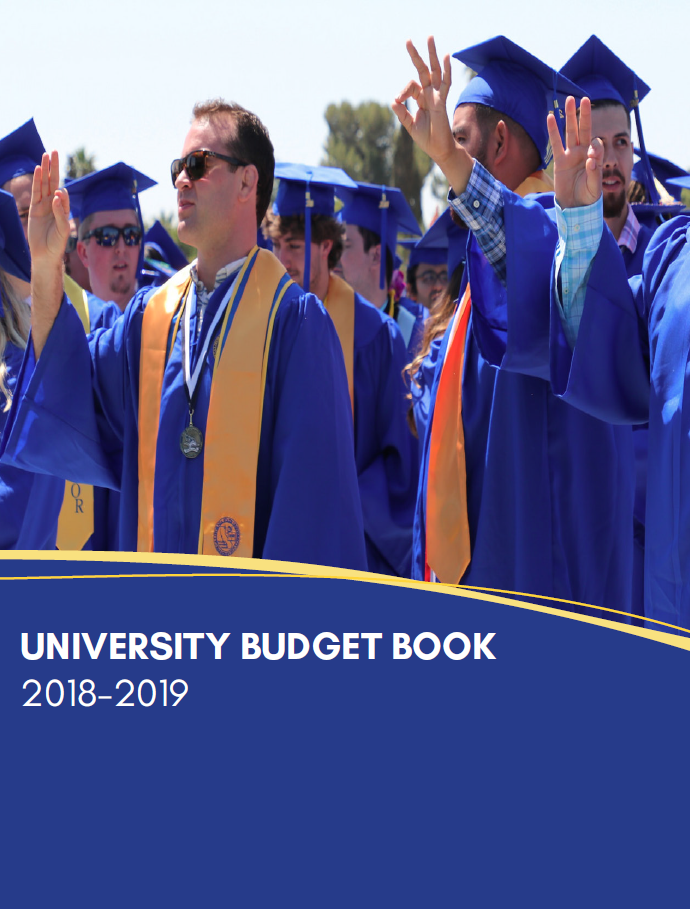 2018-19 University Budget Book Cover