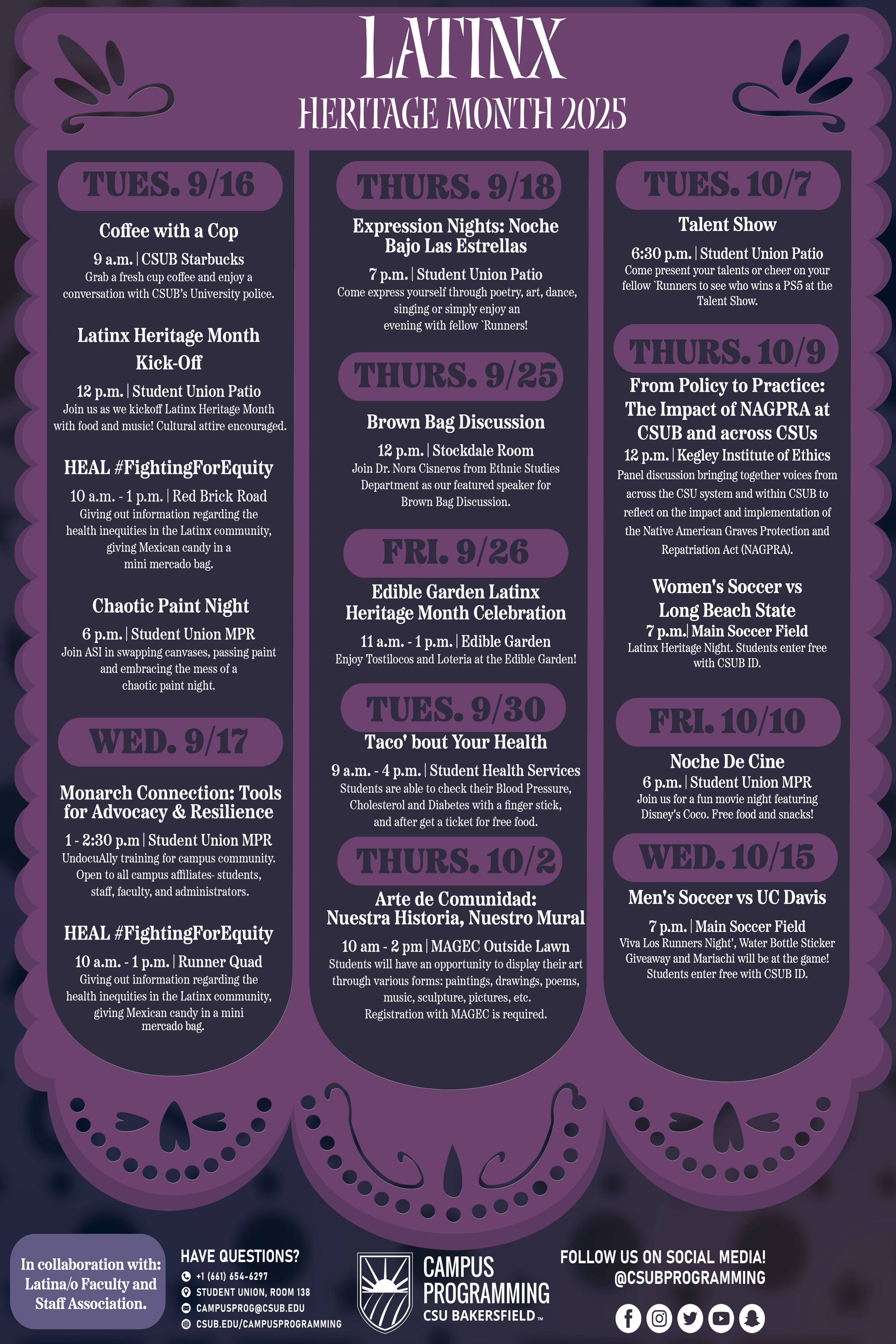 LATINX Heritage Month