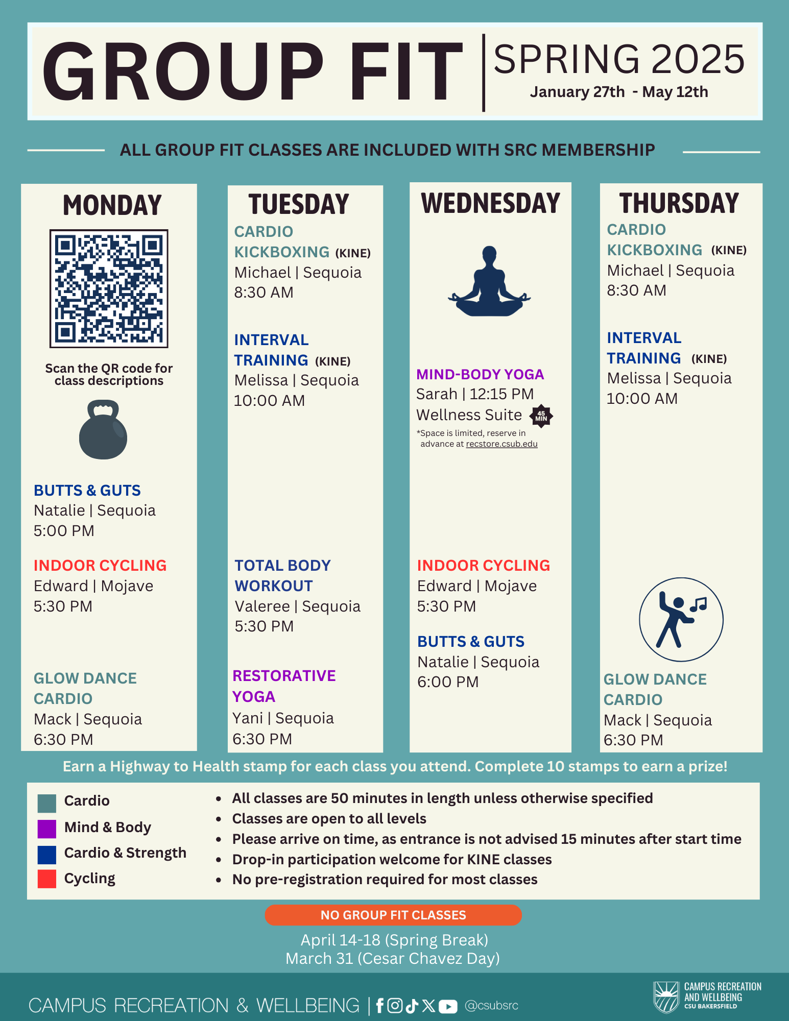 SP25 GF Full Schedule Update