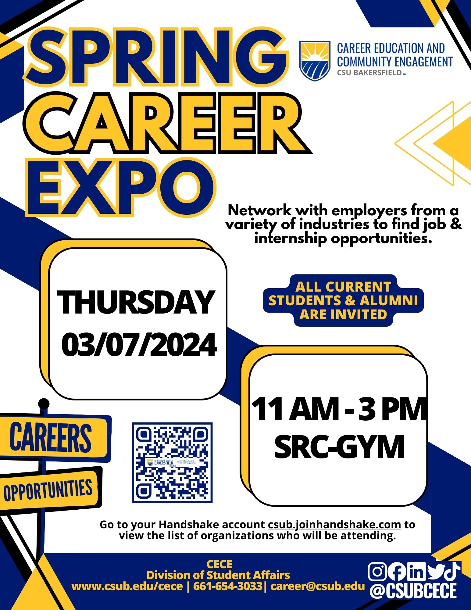 Spring Career Expo Flyer