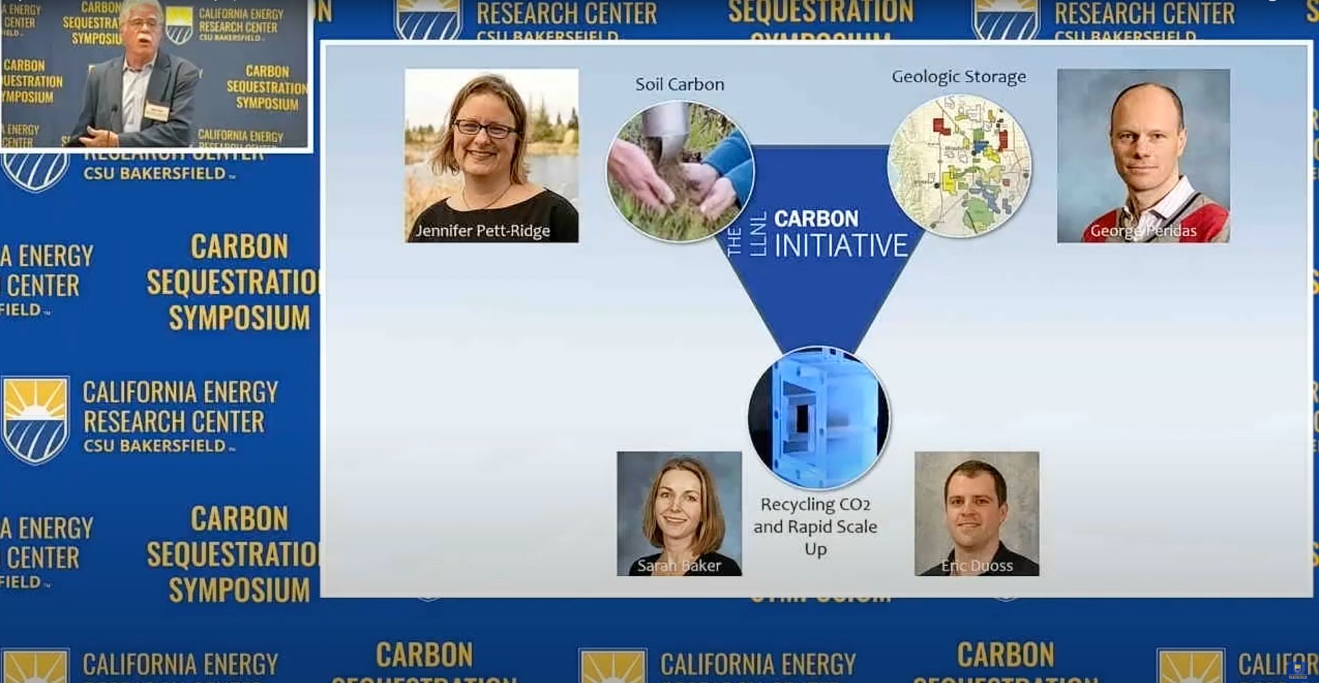 Roger Aines speaks on &quot;Carbon Dioxide at Scale: Working Fast for an Equitable Future&quot;