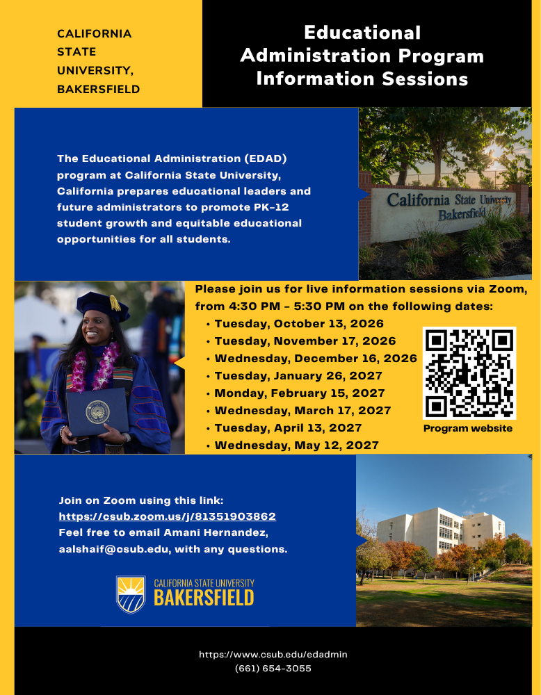 information session flyer