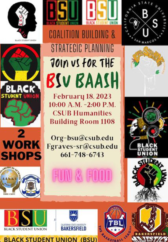 BSU BAASH 2023 Flyer
