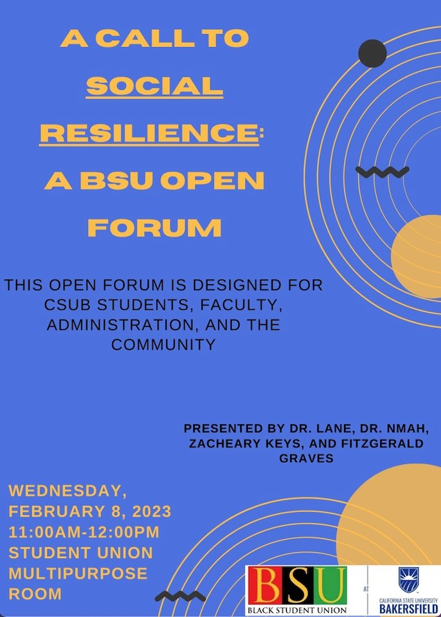 A Call to Social Resilience Flyer