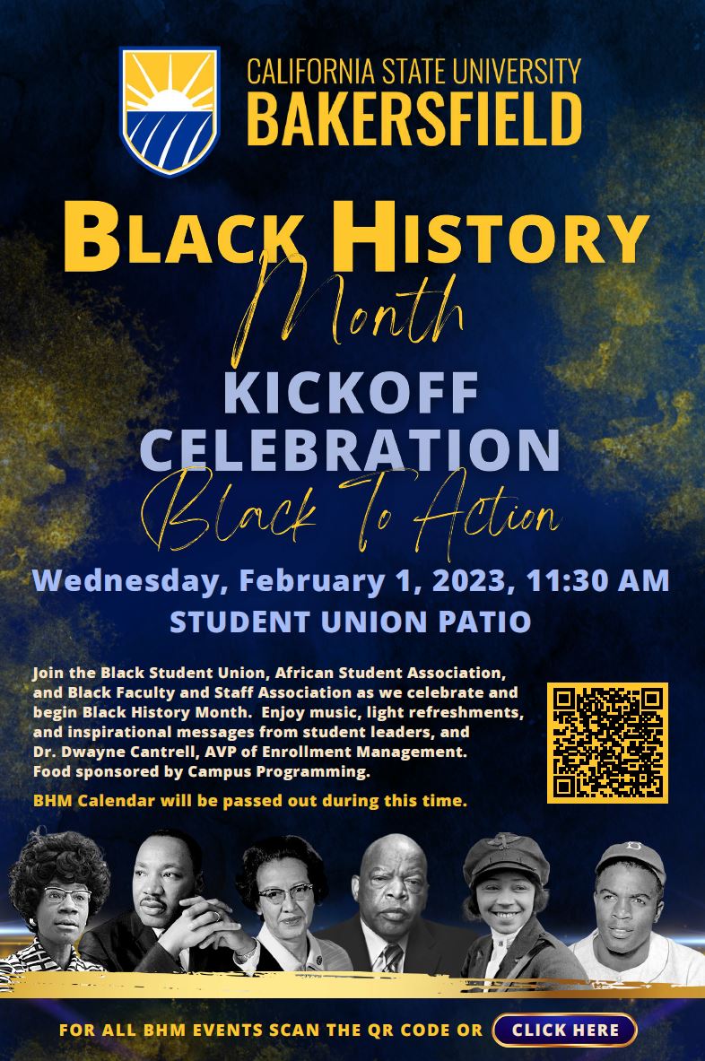 Black History Month 2023 Kickoff Flyer