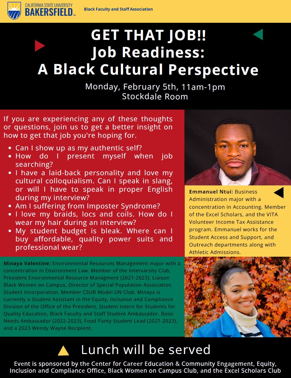 Get that Job! Flyer