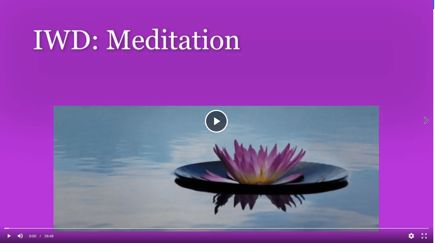 IWD: Meditation