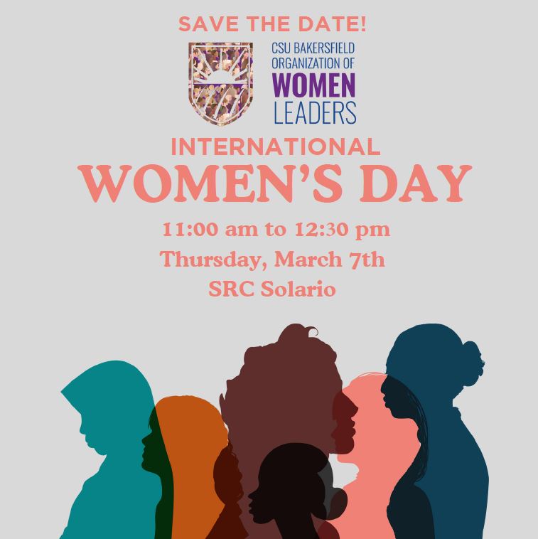 International Women's Day 2024 flyer