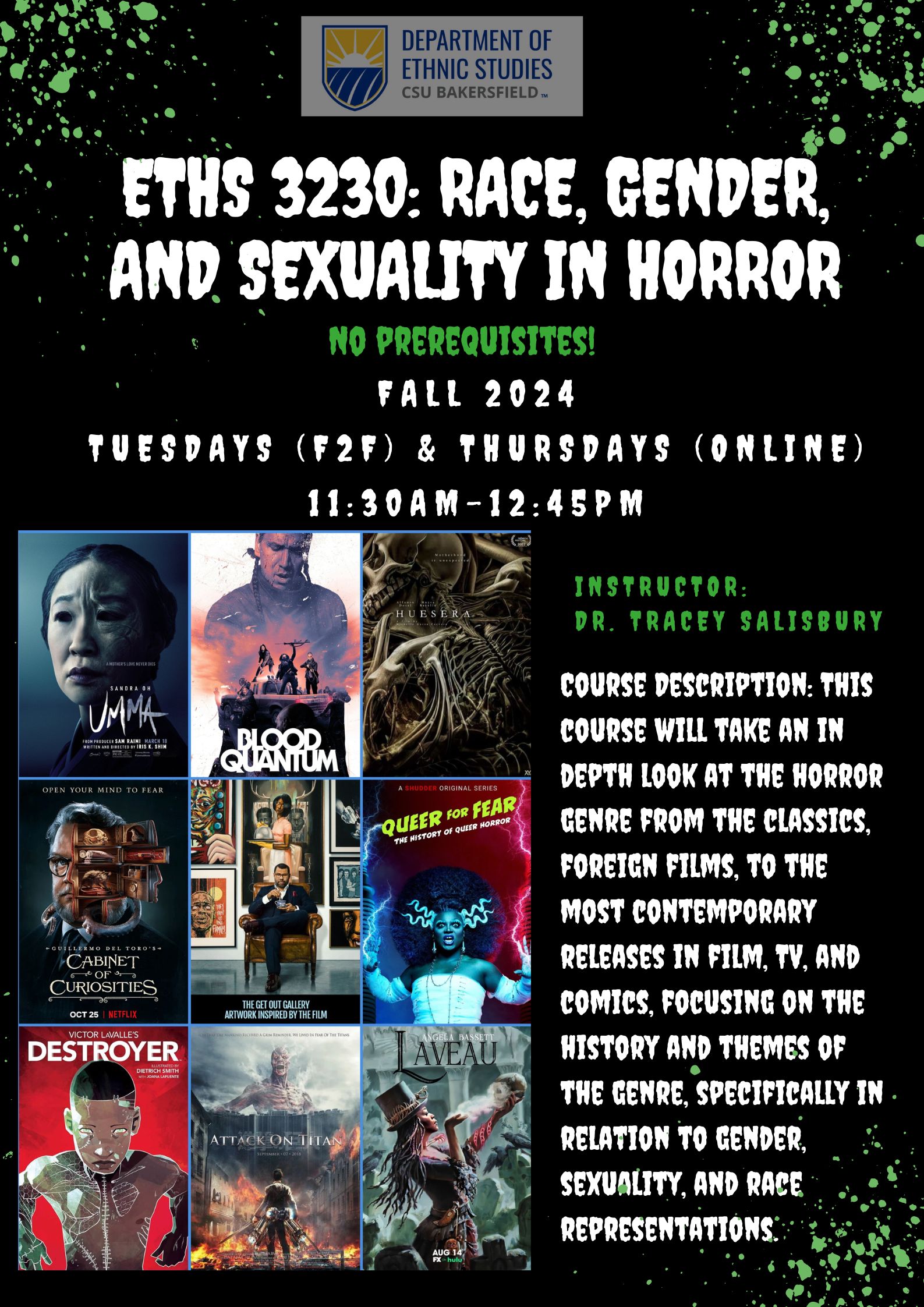 ETHS 3230 - Race, Gender, and Sexuality in Horror