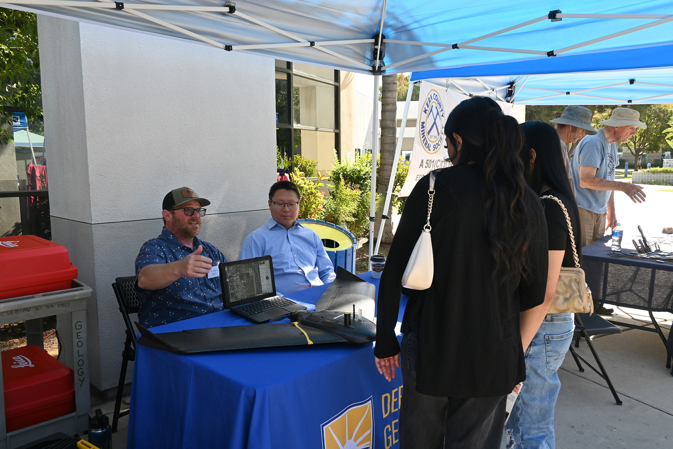 Dr. Krugh and Dr. Guo talk about their drone studies