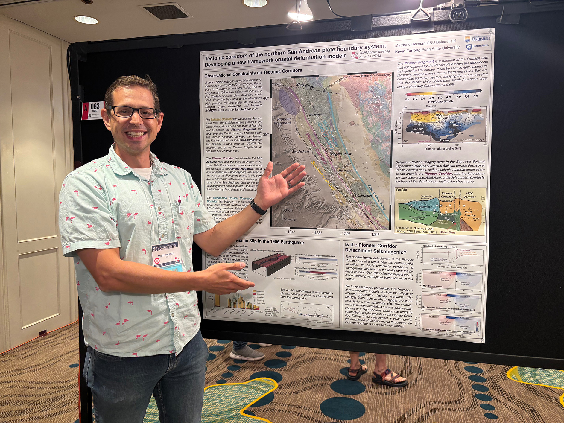 Dr. Herman presents research at 2025 SCEC Meeting