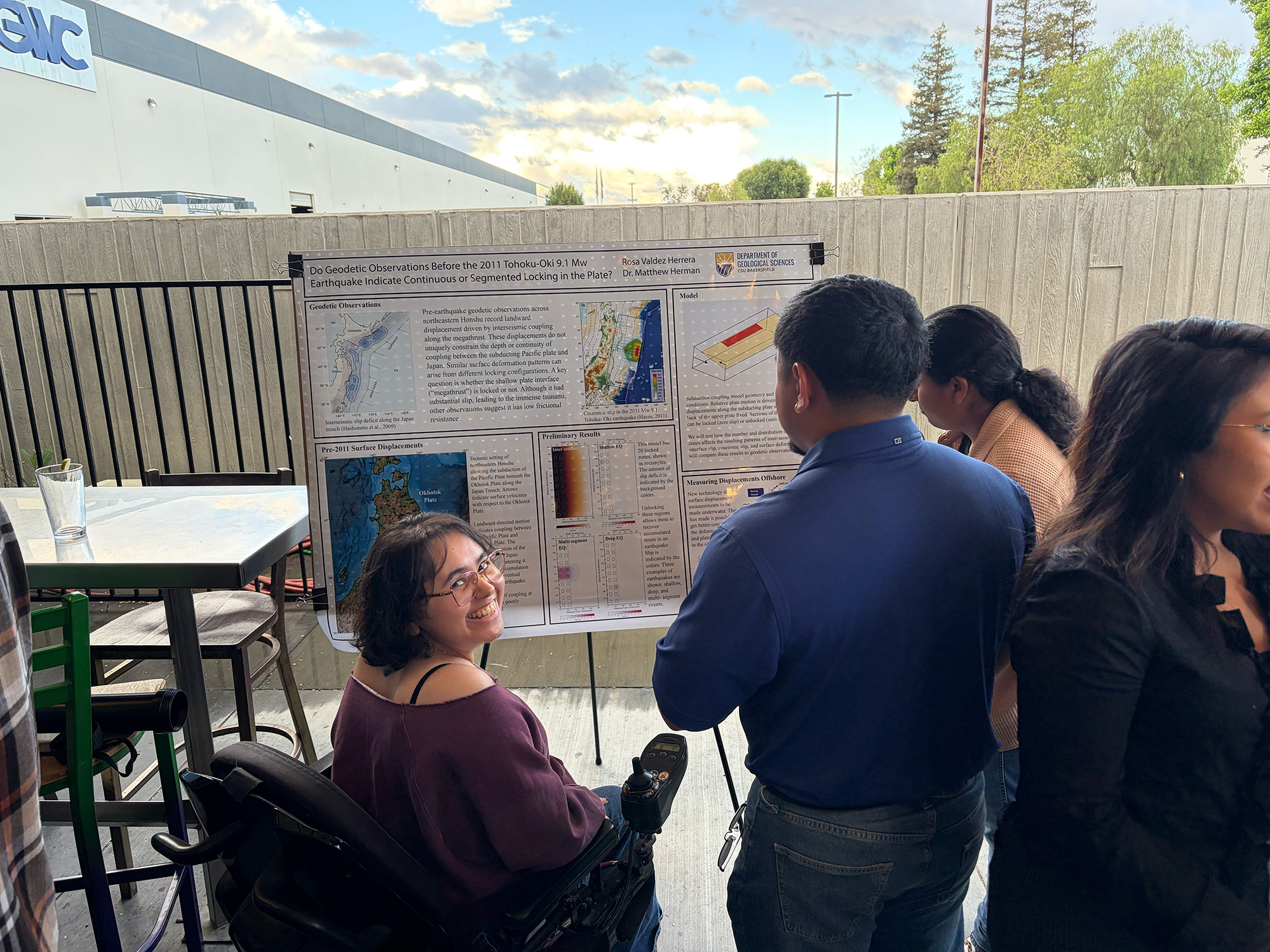 Rosa shares her preliminary models on the 2011 Japan earthquake