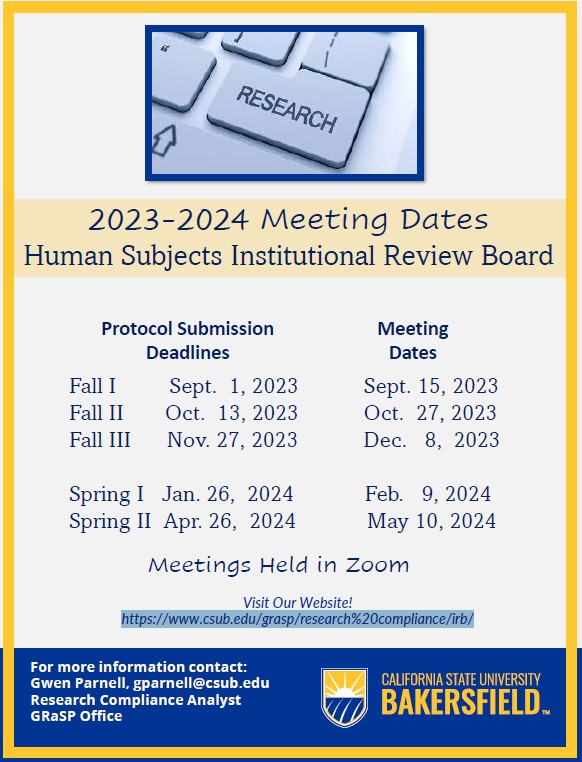 Human Subjects Institutional Review Board