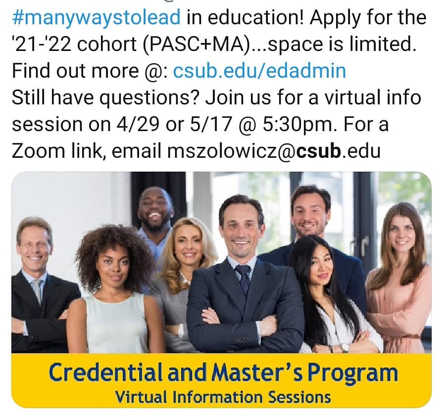 Master Education Info Sessions