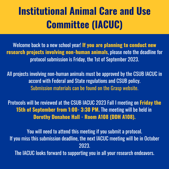 Institutional Animal Care and Use Commitee (IACUC)