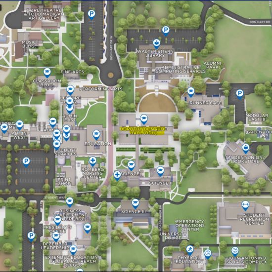 DDH location at CSUB
