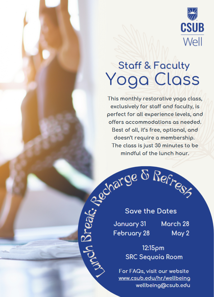 Yoga Classes Flyer, click for accessible version