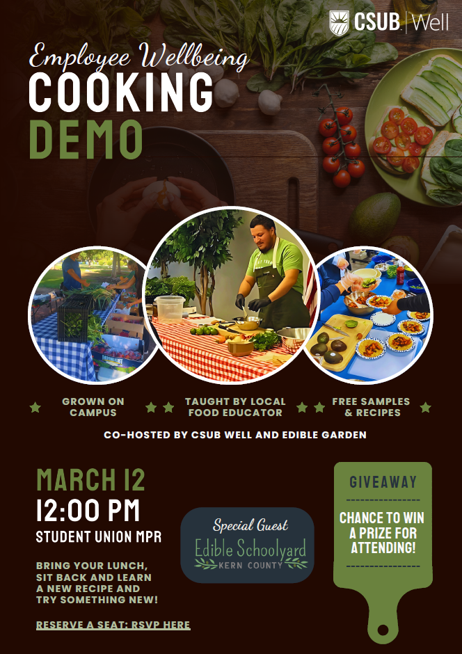 Cooking Demo Flyer