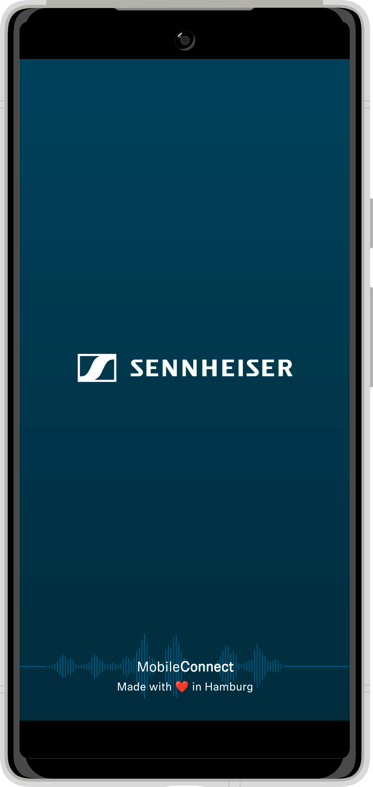 Sennheiser splash screen