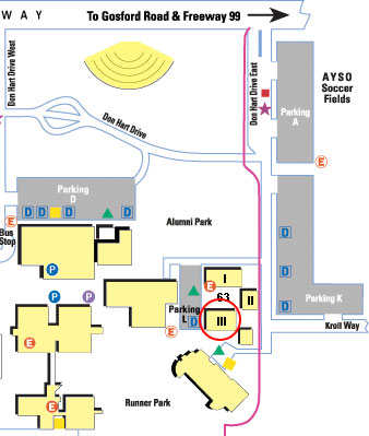 CSUB Campus Map