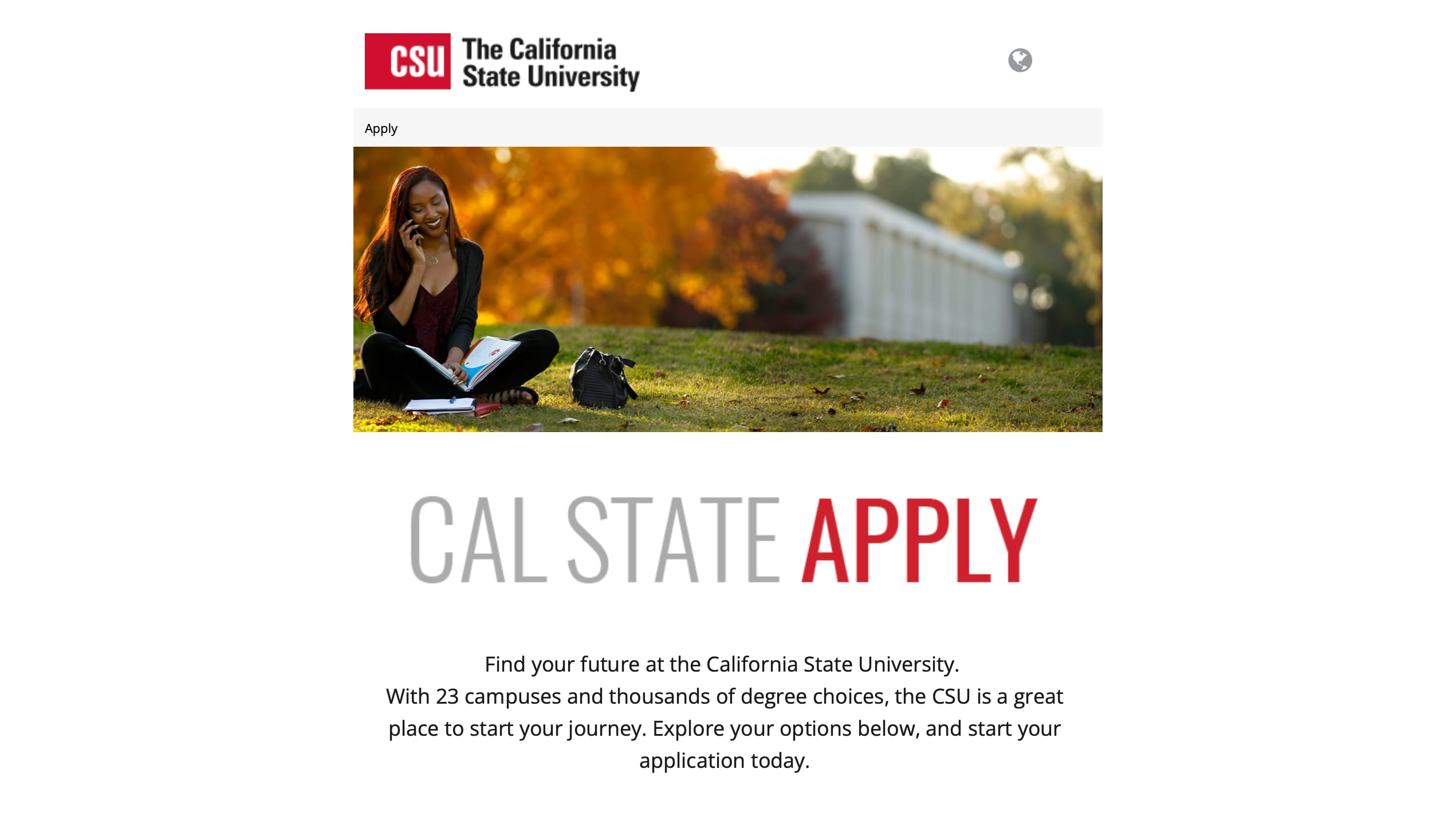 Apply to the CSU