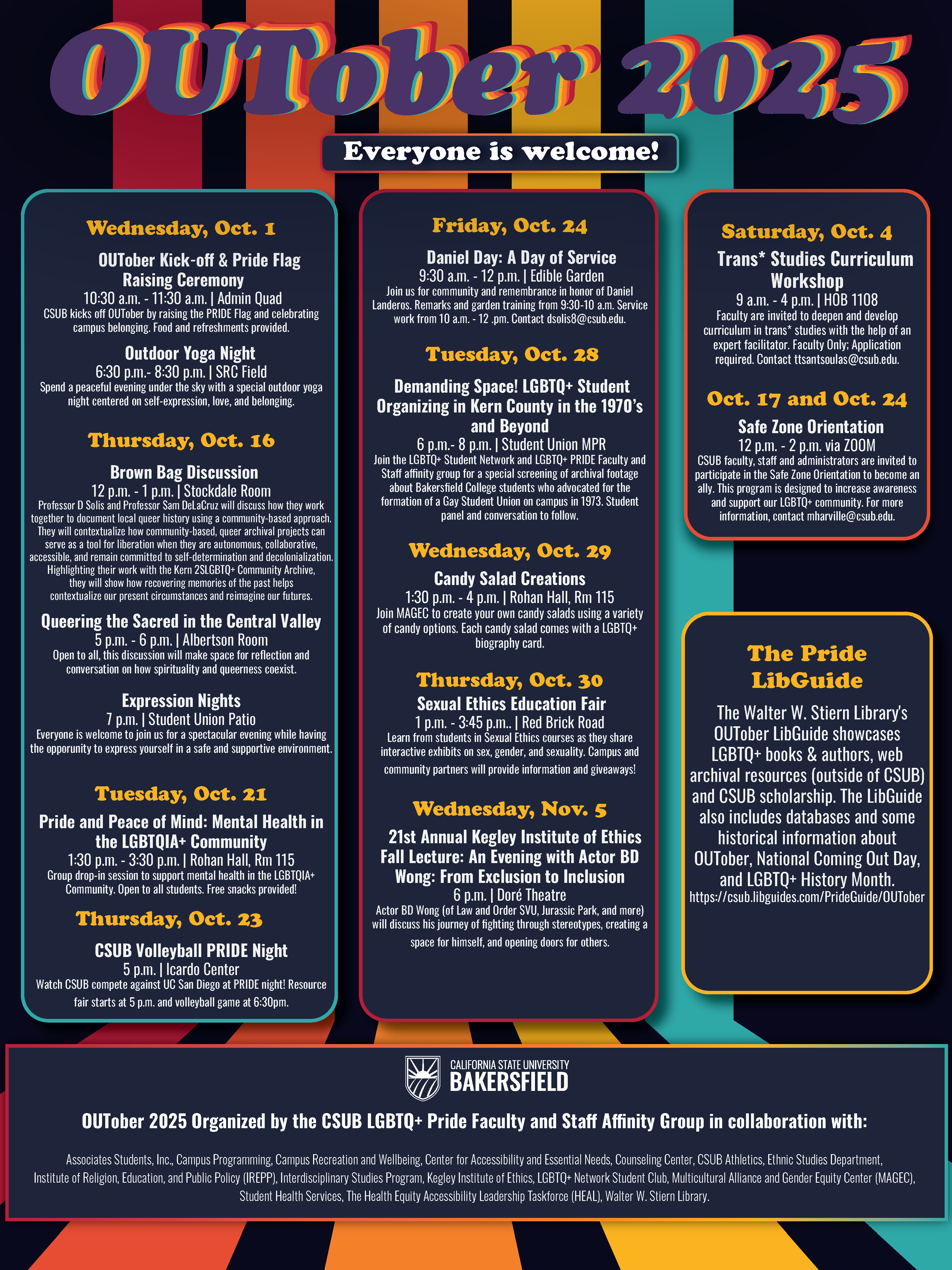 OUTober 2025 Calendar