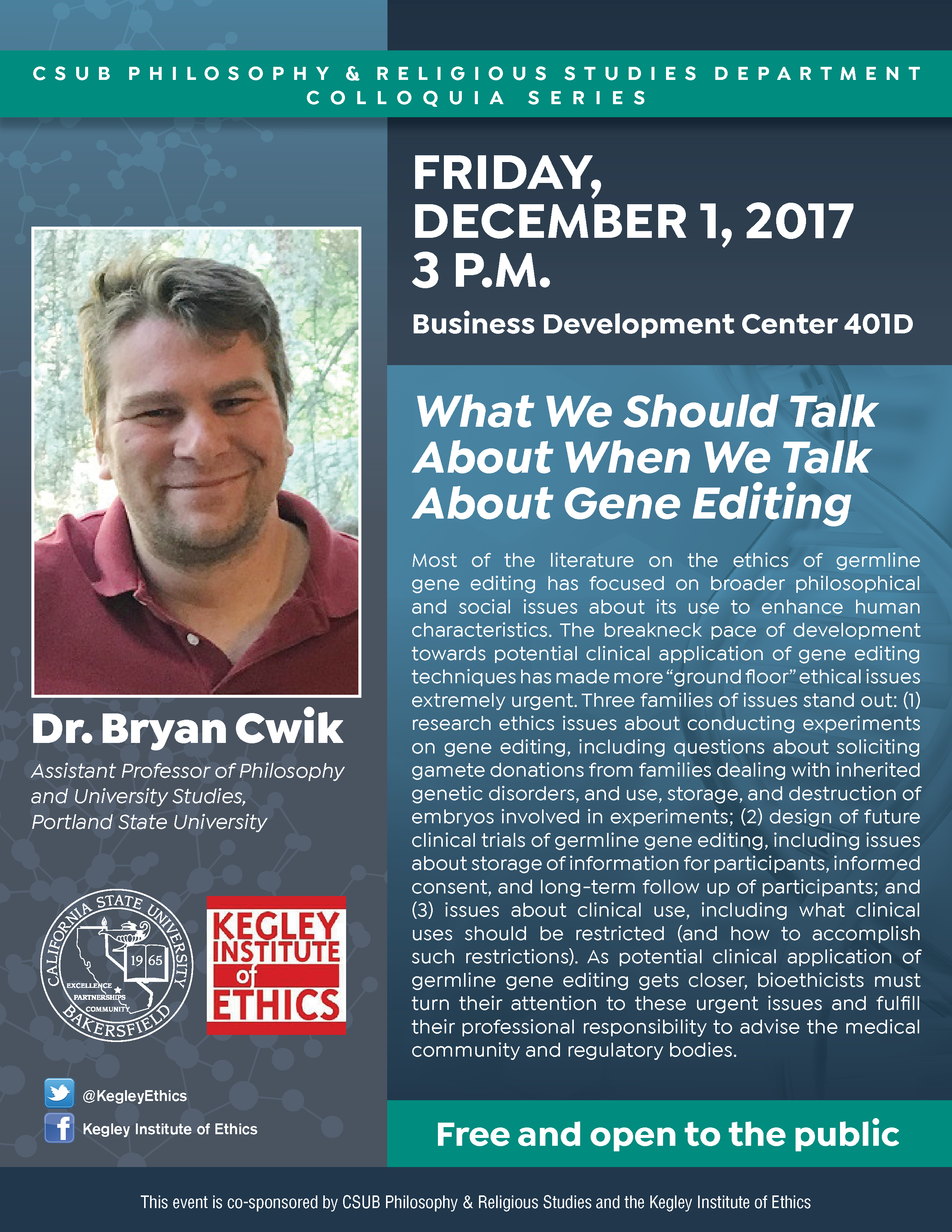 Gene Editing flyer
