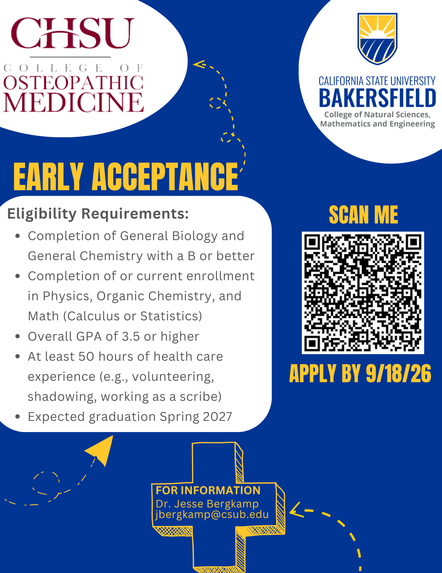 CHSU Early Acceptance