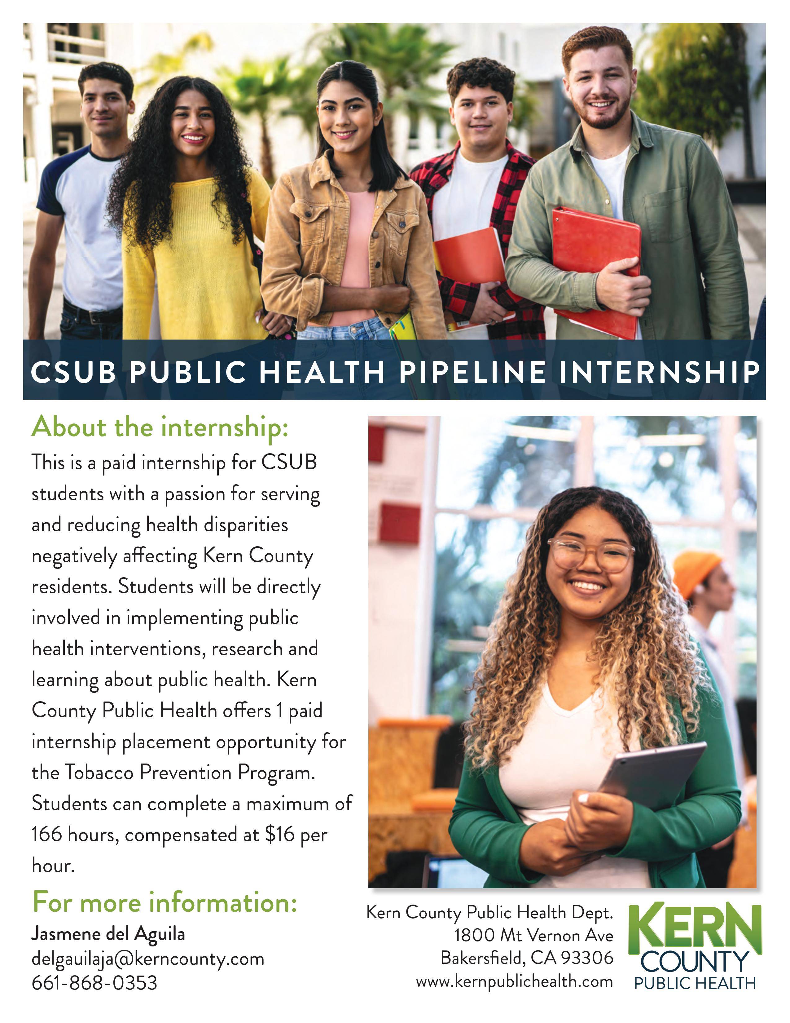 August 2024 Internship Flyer