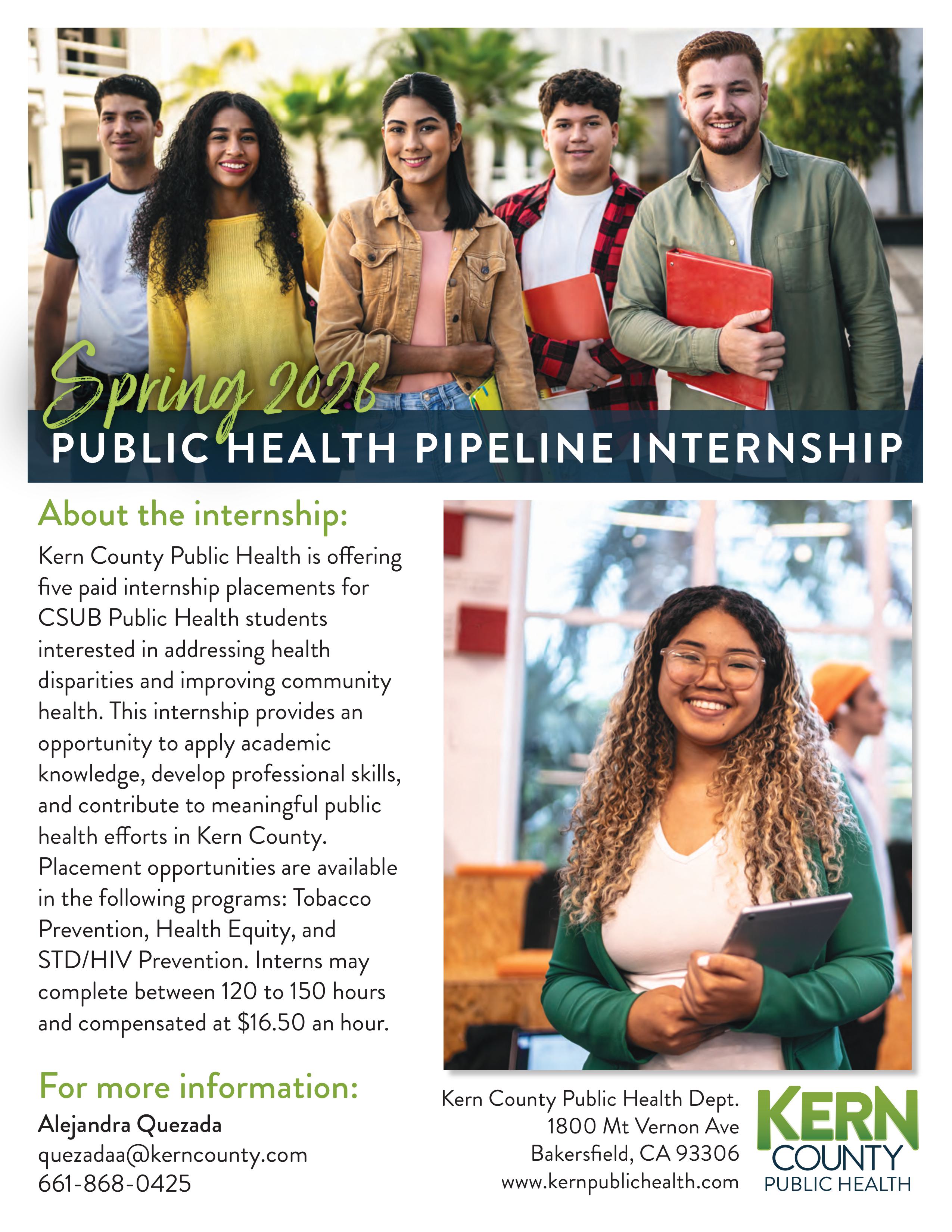 2026 Internship Flyer