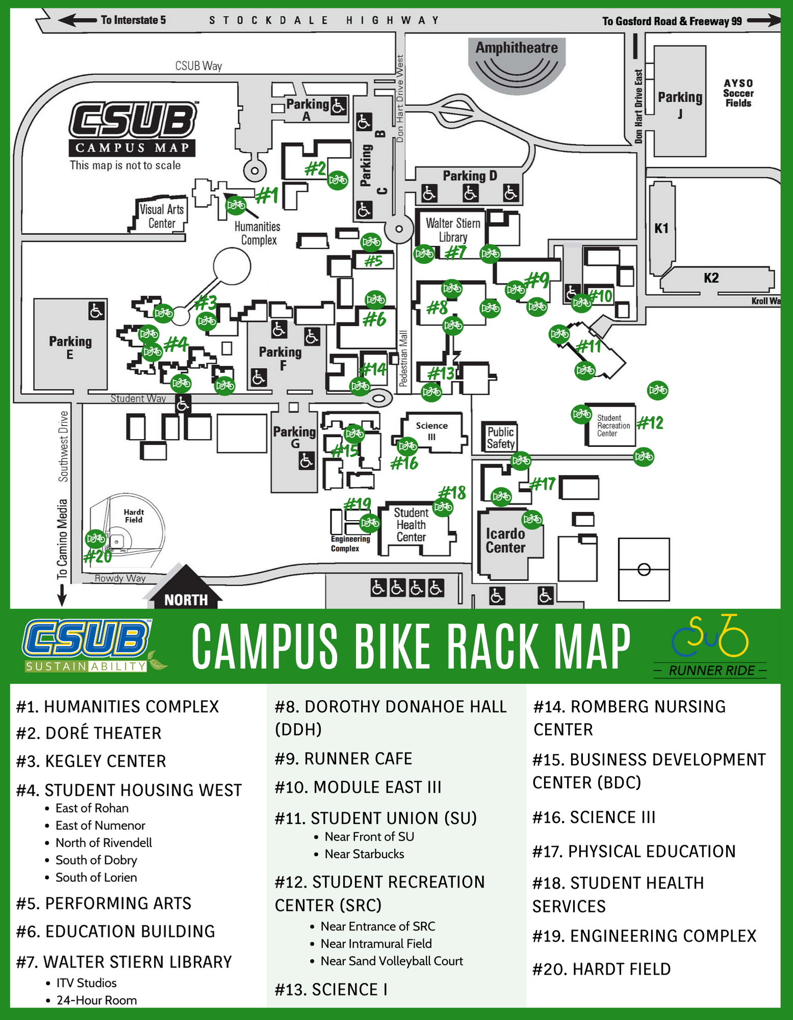 Bike Rack Map