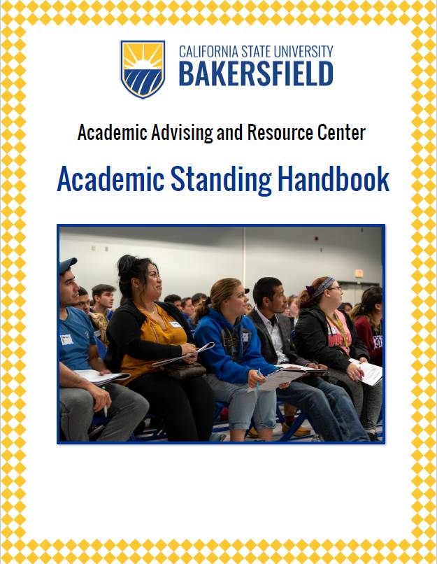Academic Standing Handbook cover