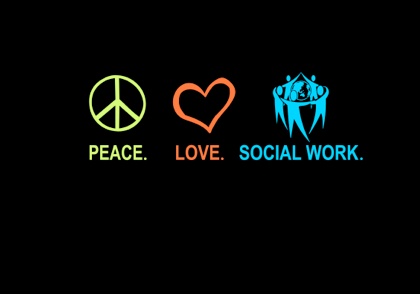 Peace. Love. Social Work. T-shirt
